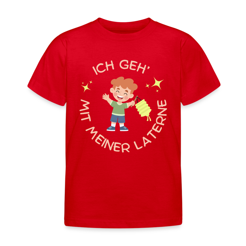 Laternen Kinder T-Shirt - Rot