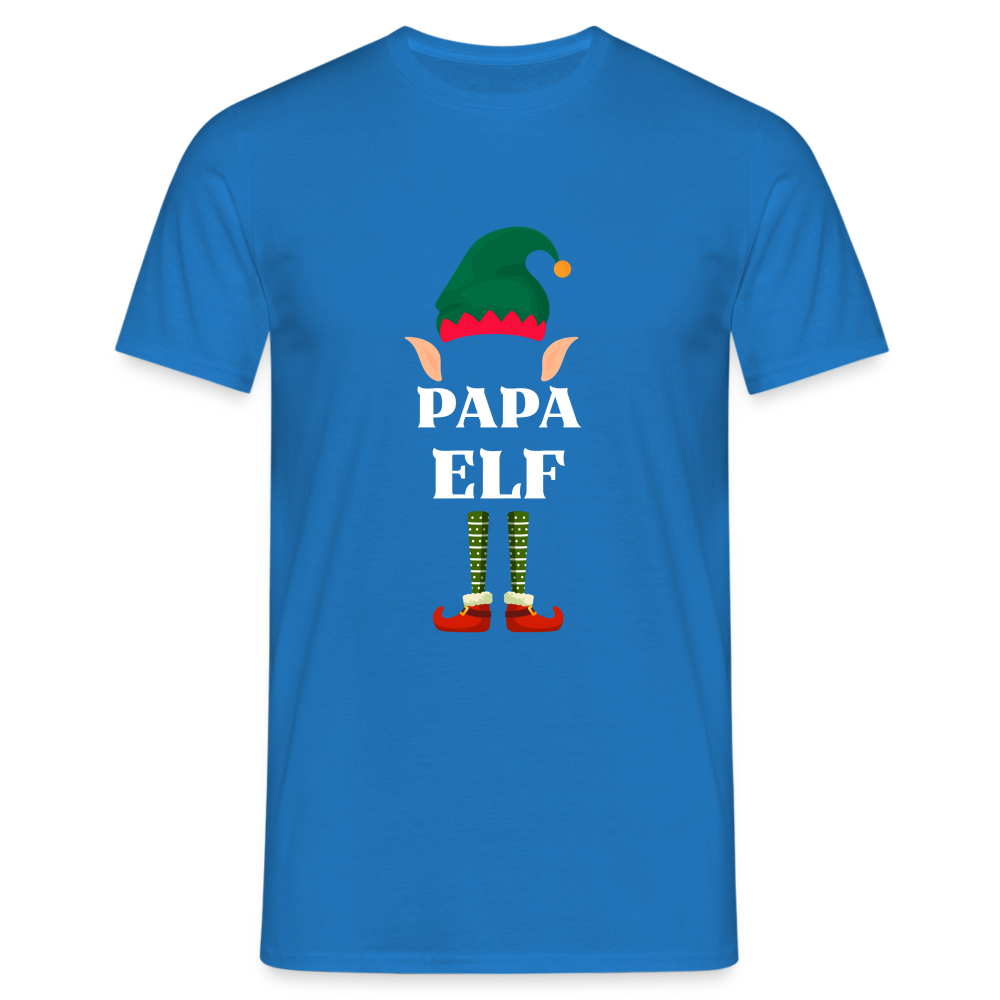 Papa Elf Herren T-Shirt - Royalblau