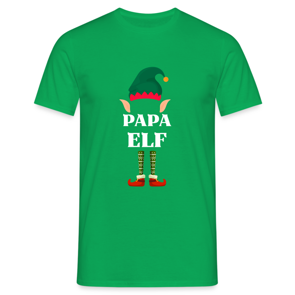 Papa Elf Herren T-Shirt - Kelly Green