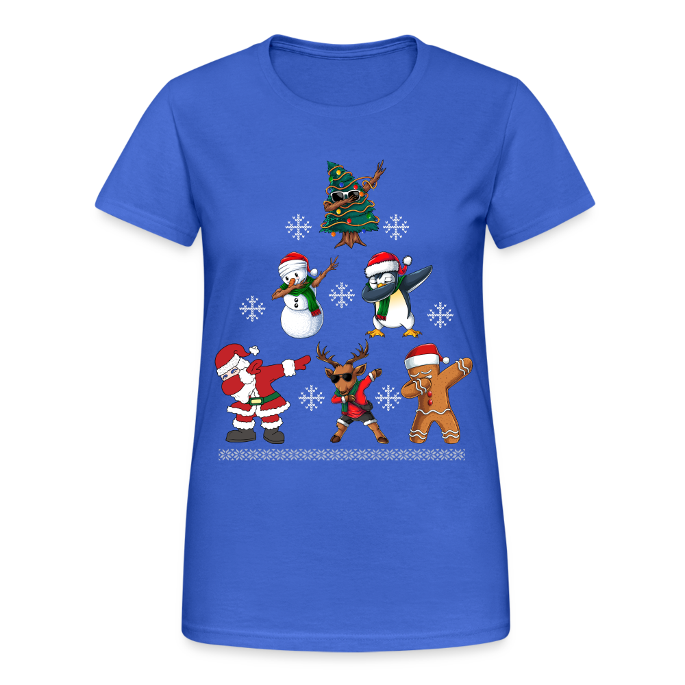 Dabbing Weihnachtszauber Damen T-Shirt - Königsblau