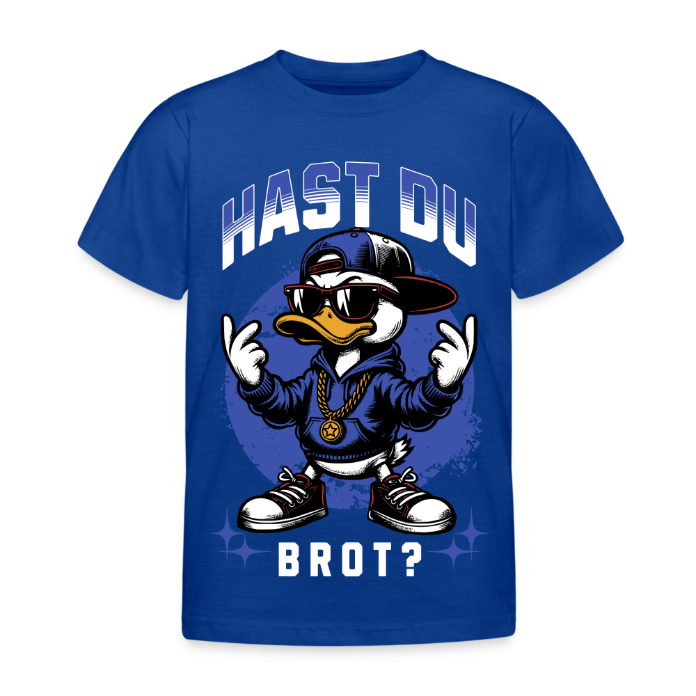 Hast du Brot? Ente Kinder T-Shirt - Royalblau