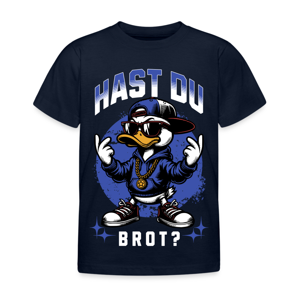 Hast du Brot? Ente Kinder T-Shirt - Navy