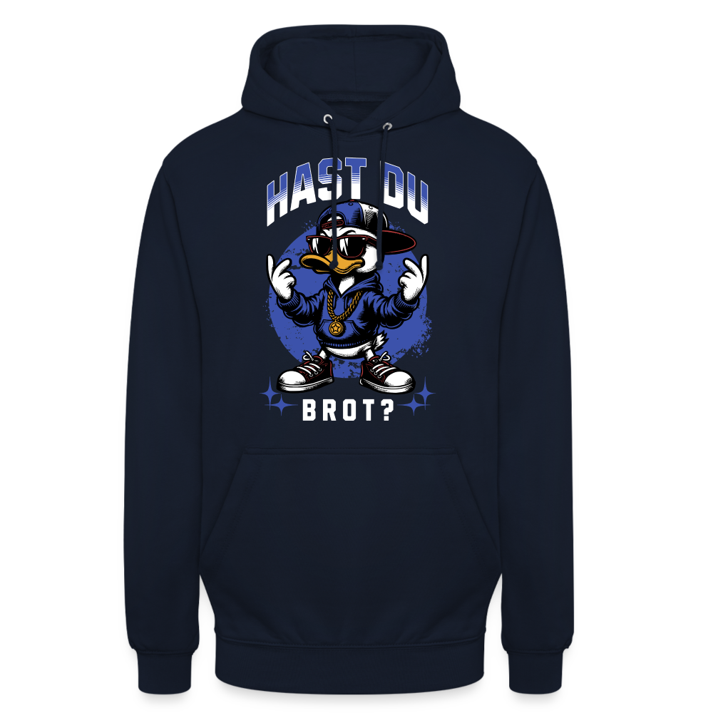 Hast du Brot? Ente Unisex Hoodie - Navy