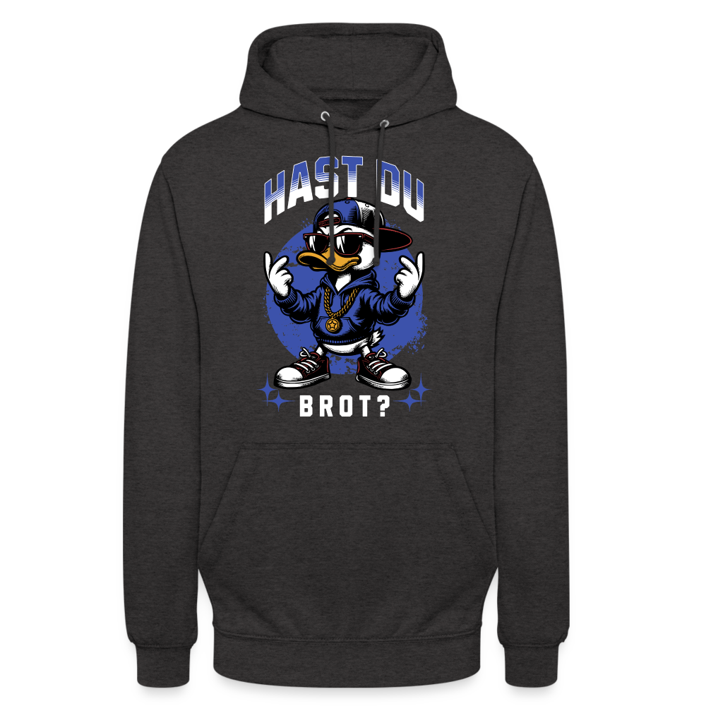 Hast du Brot? Ente Unisex Hoodie - Anthrazit