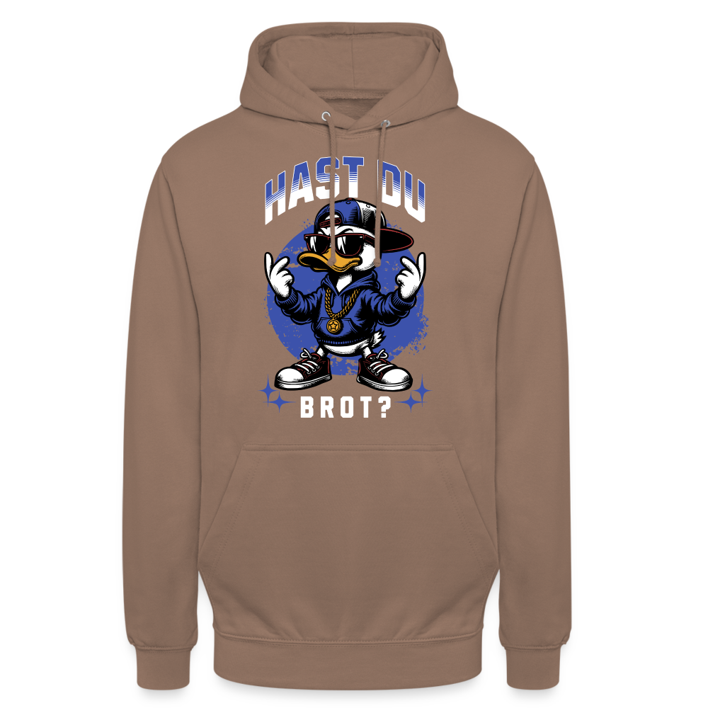 Hast du Brot? Ente Unisex Hoodie - Mokka