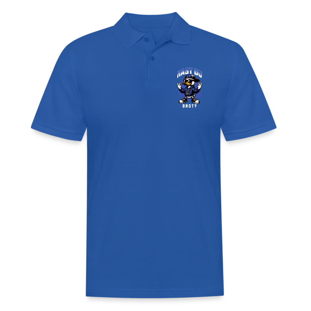 Hast du Brot? Ente Herren Poloshirt - Royalblau