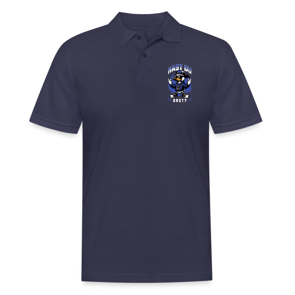 Hast du Brot? Ente Herren Poloshirt - Navy