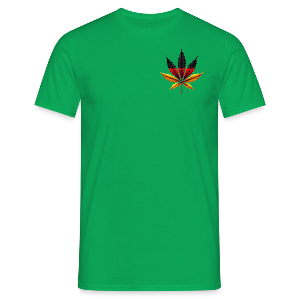 Cannabisblatt Germany Herren T-Shirt - Kelly Green