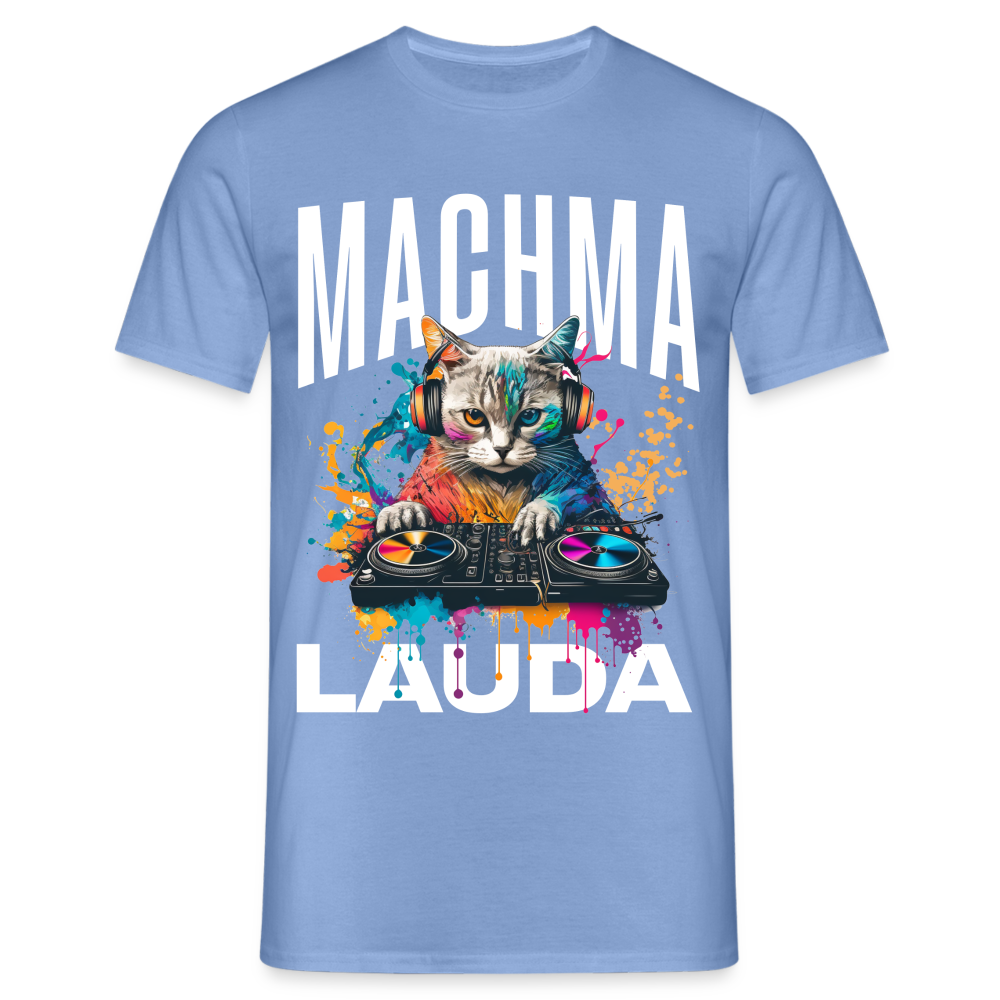 Machma Lauda Katze Herren T-Shirt - carolina blue