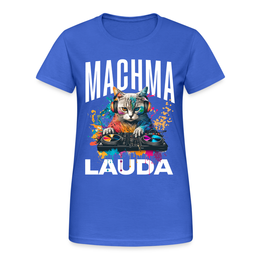 Machma Lauda Katze Damen T-Shirt - Königsblau