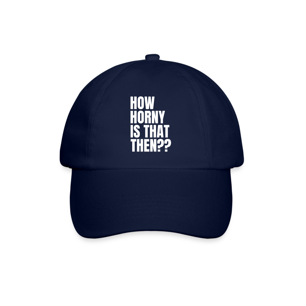 How Horny Is That Then Denglish Cap - Blau/Blau