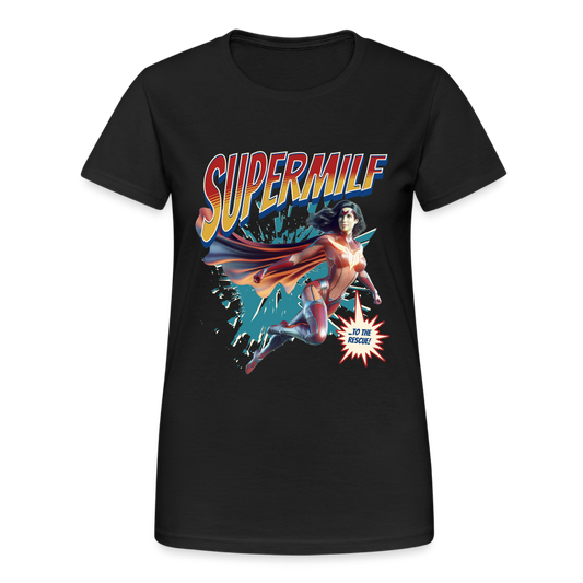 Supermilf Hero Damen T-Shirt - Schwarz