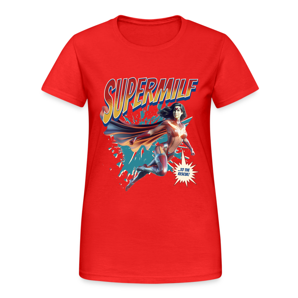 Supermilf Hero Damen T-Shirt - Rot