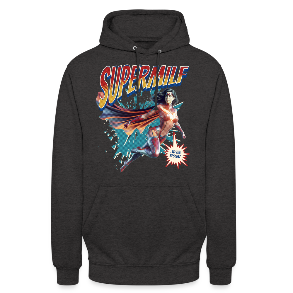 Supermilf Hero Unisex Hoodie - Anthrazit