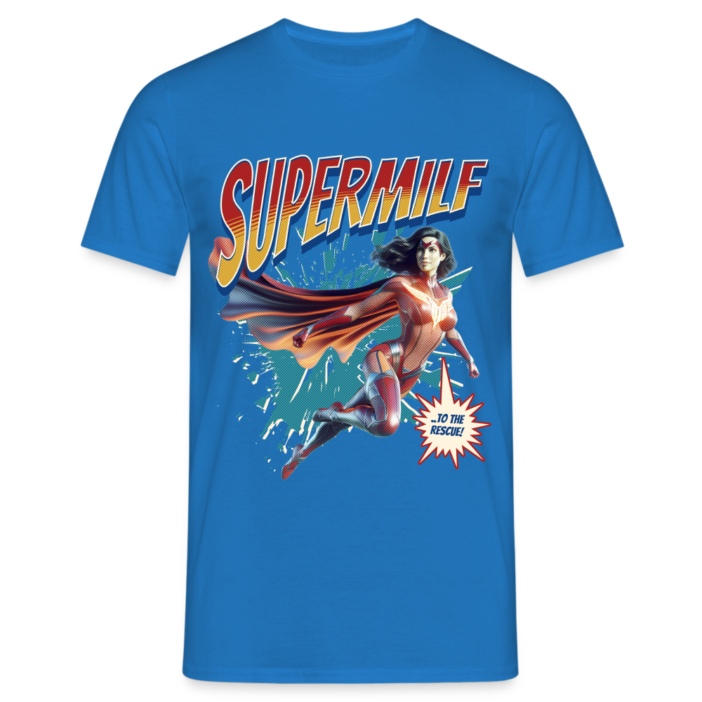 Supermilf Hero Herren T-Shirt - Royalblau