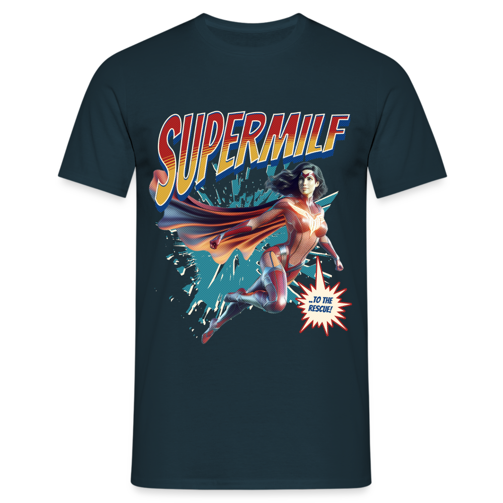 Supermilf Hero Herren T-Shirt - Navy