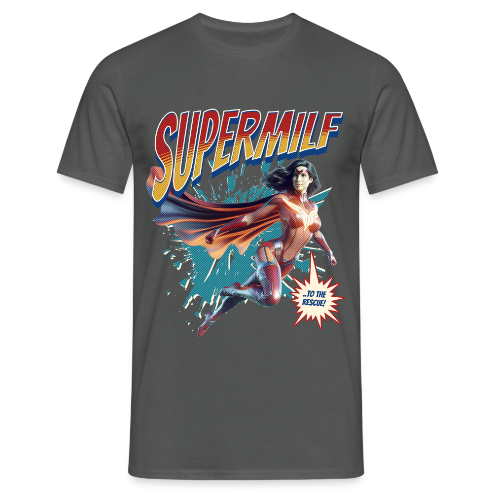 Supermilf Hero Herren T-Shirt - Anthrazit