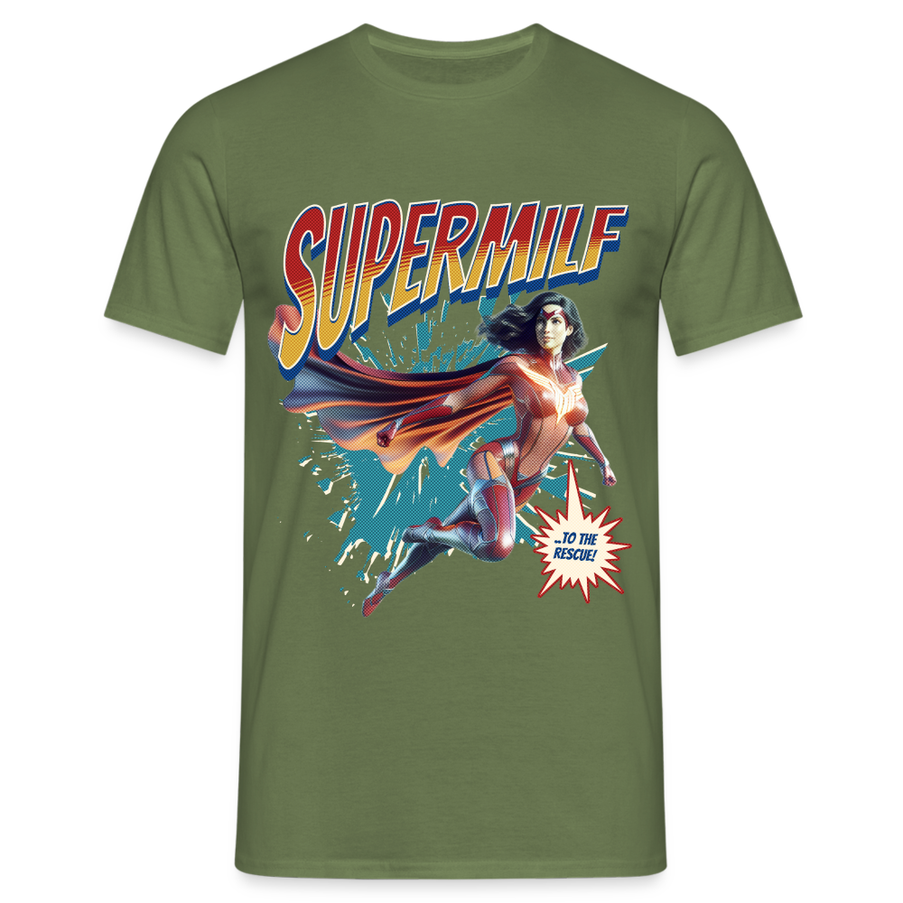 Supermilf Hero Herren T-Shirt - Militärgrün