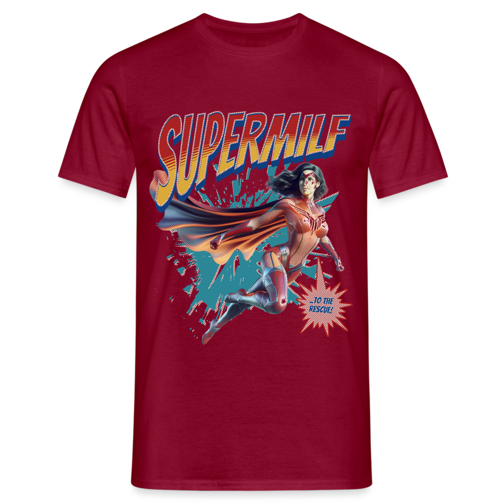 Supermilf Hero Herren T-Shirt - Ziegelrot