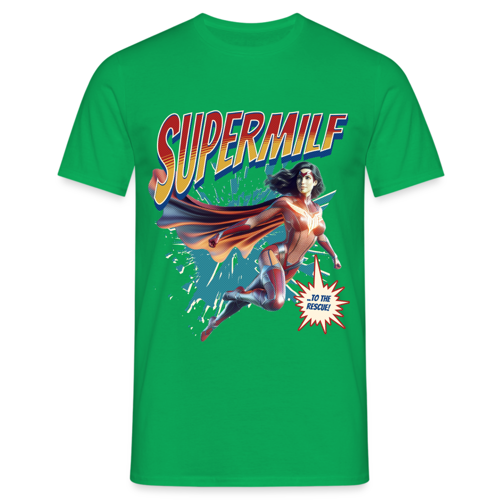 Supermilf Hero Herren T-Shirt - Kelly Green