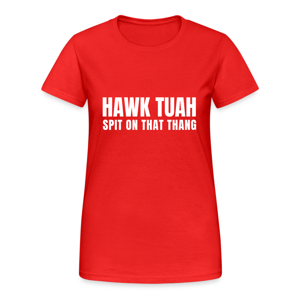 Hawk tuah spit on that thang - Hawk Tuah Girl - Damen T-Shirt - Rot