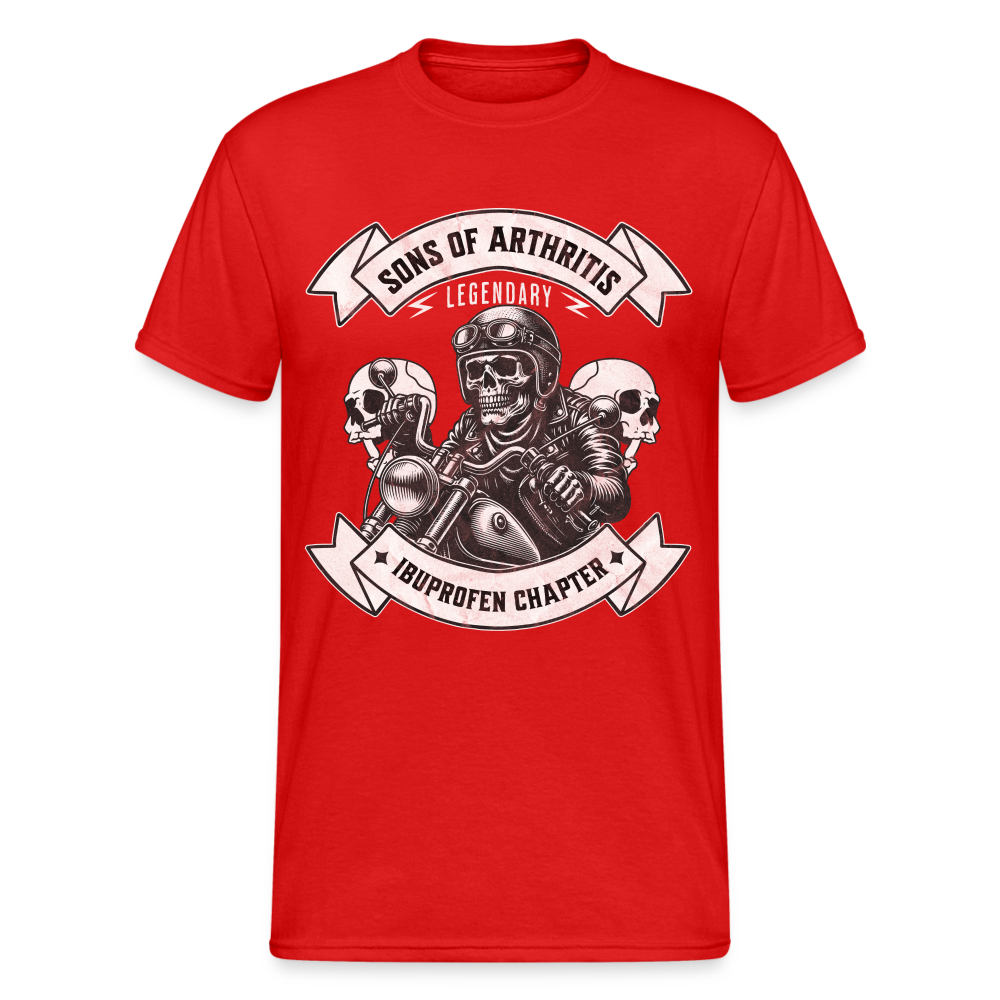 Sons of Arthritis Ibuprofen Chapter Herren T-Shirt - Rot