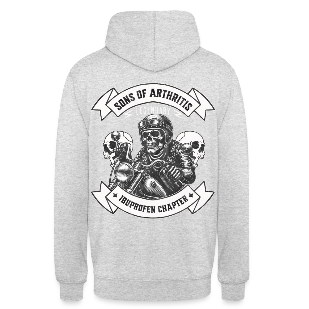 Sons of Arthritis Ibuprofen Chapter Unisex Hoodies - Hellgrau meliert