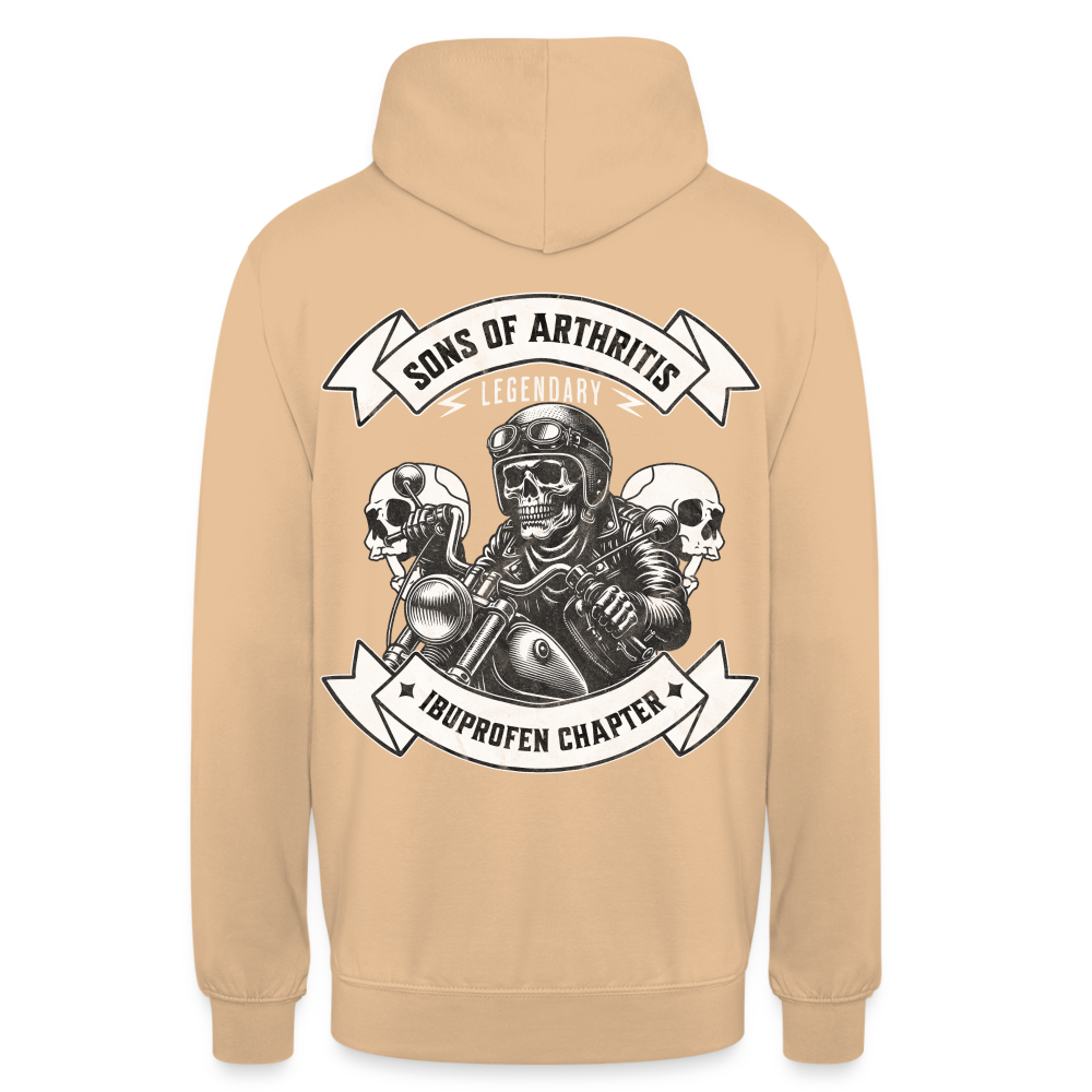 Sons of Arthritis Ibuprofen Chapter Unisex Hoodies - Beige