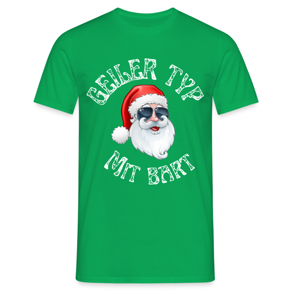 Geiler Typ mit Bart Herren T-Shirt - Kelly Green