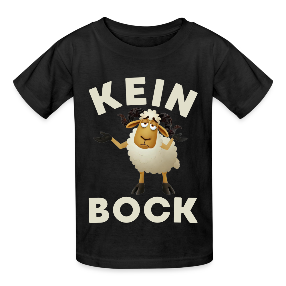 Kein Bock Kinder T-Shirt - Schwarz