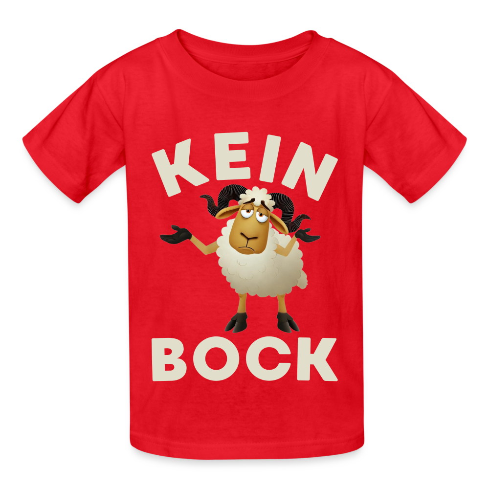 Kein Bock Kinder T-Shirt - Rot