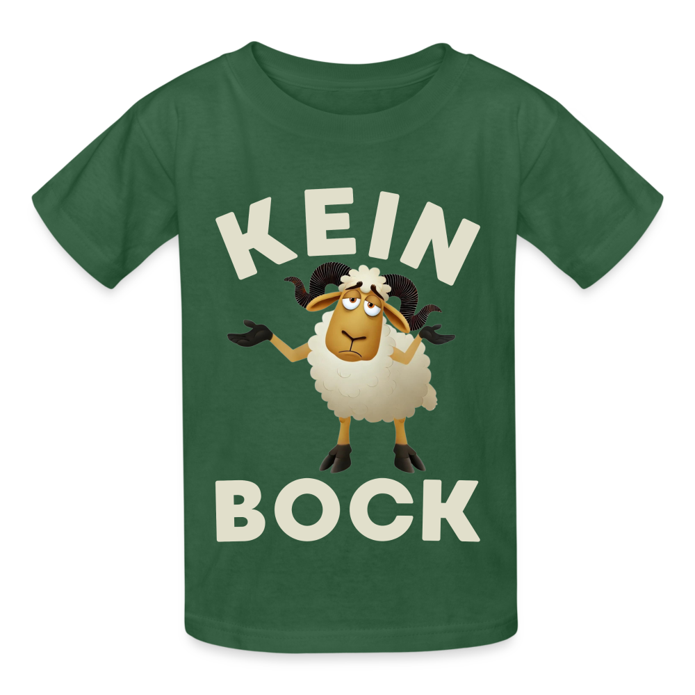 Kein Bock Kinder T-Shirt - Flaschengrün