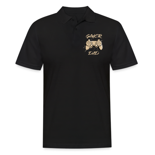 Gamer Dad Herren Poloshirt - Schwarz