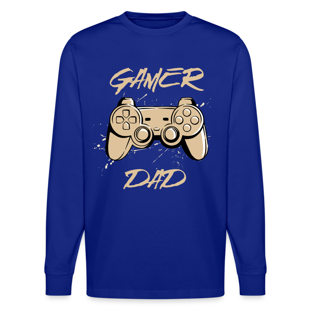 Gamer Dad Unisex Bio-Langarmshirt Stanley/Stella - Königsblau