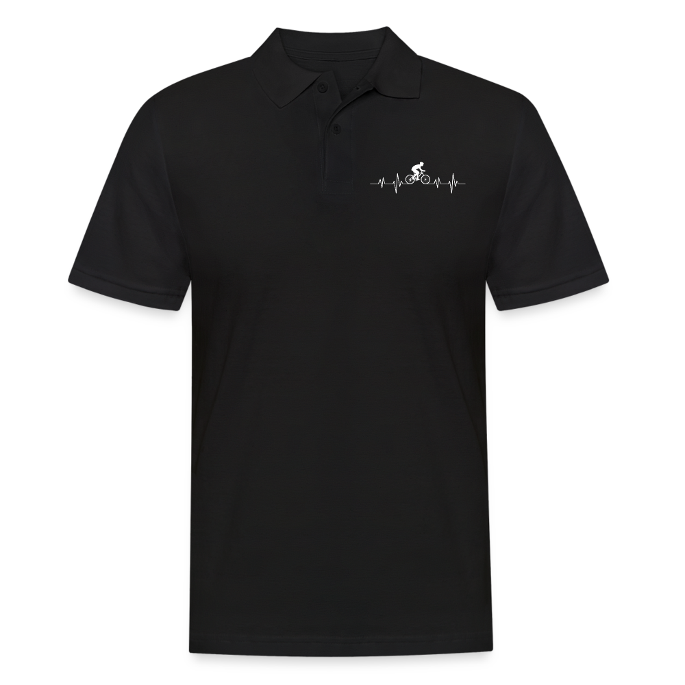 Pedal Passion Herren Poloshirt - Schwarz