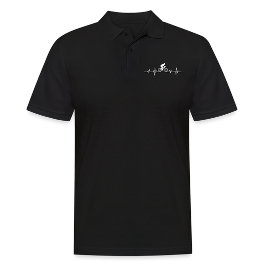 Pedal Passion Herren Poloshirt - Schwarz