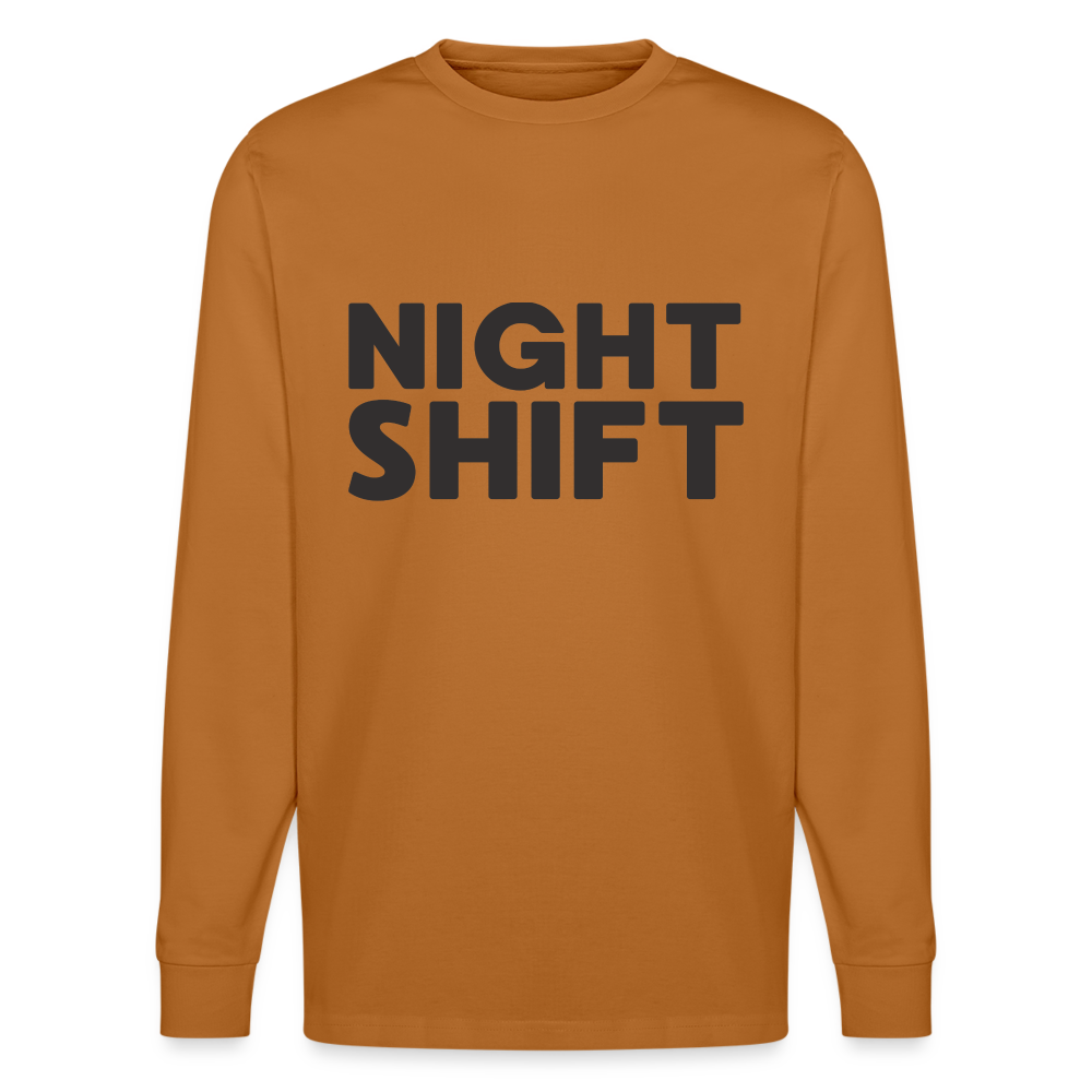 Night Shift Unisex Bio-Langarmshirt Stanley/Stella - Herbstorange