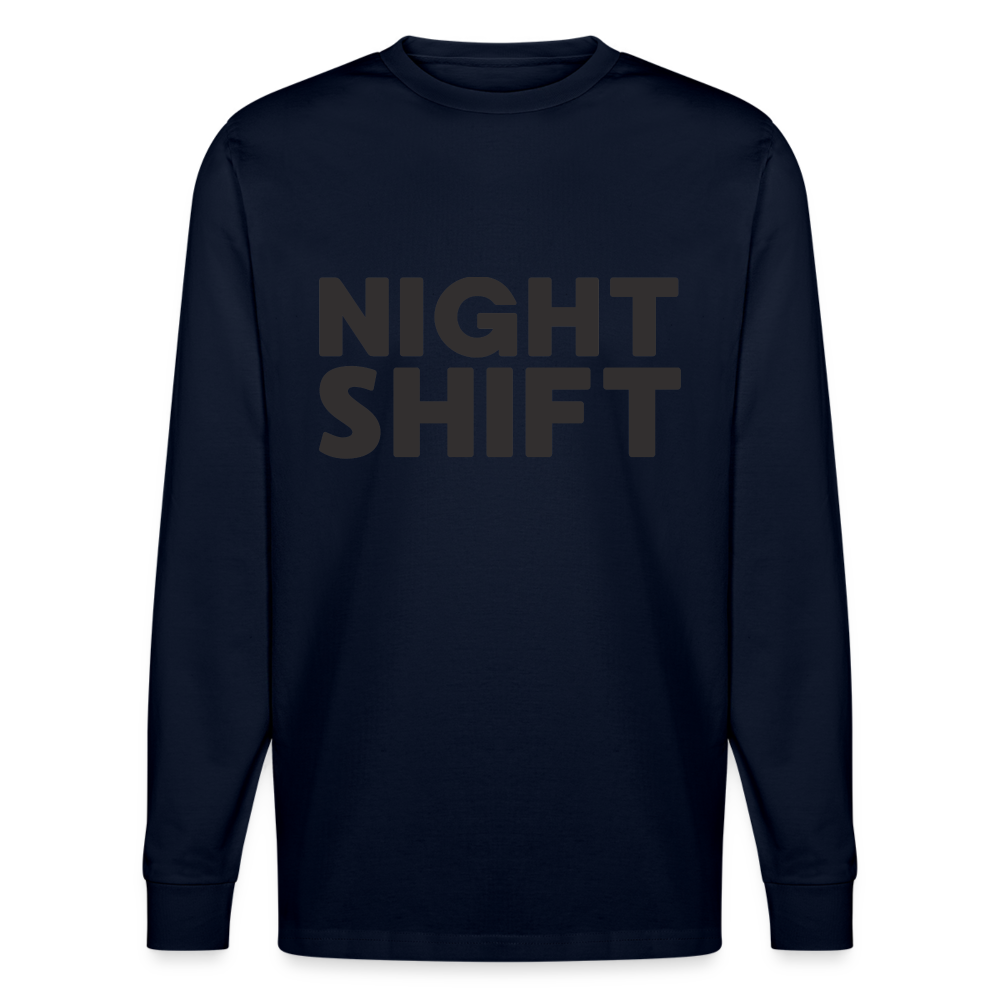 Night Shift Unisex Bio-Langarmshirt Stanley/Stella - Navy