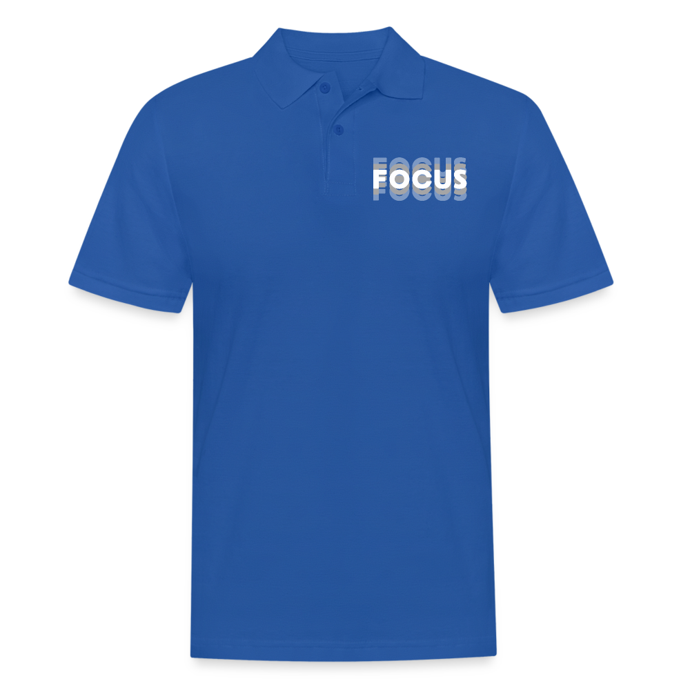 Focus Tripple Herren Poloshirt - Royalblau