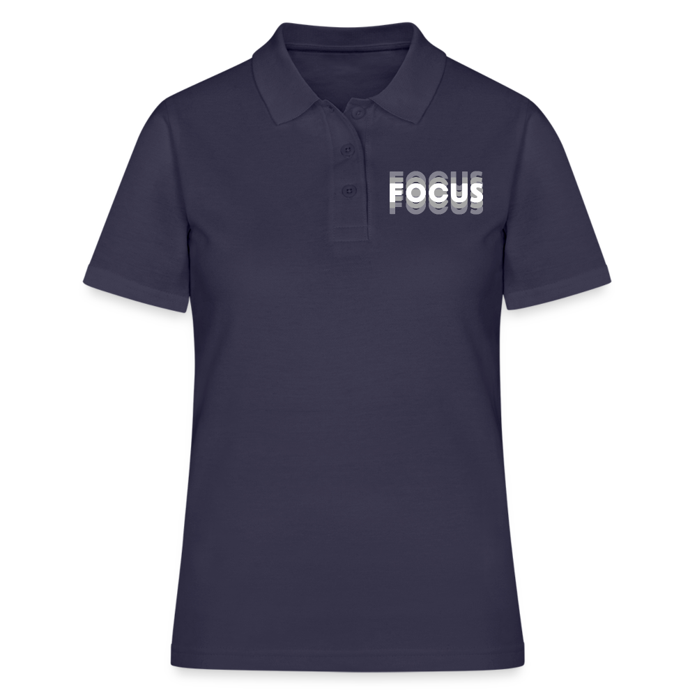 Focus Tripple Damen Poloshirt - Navy