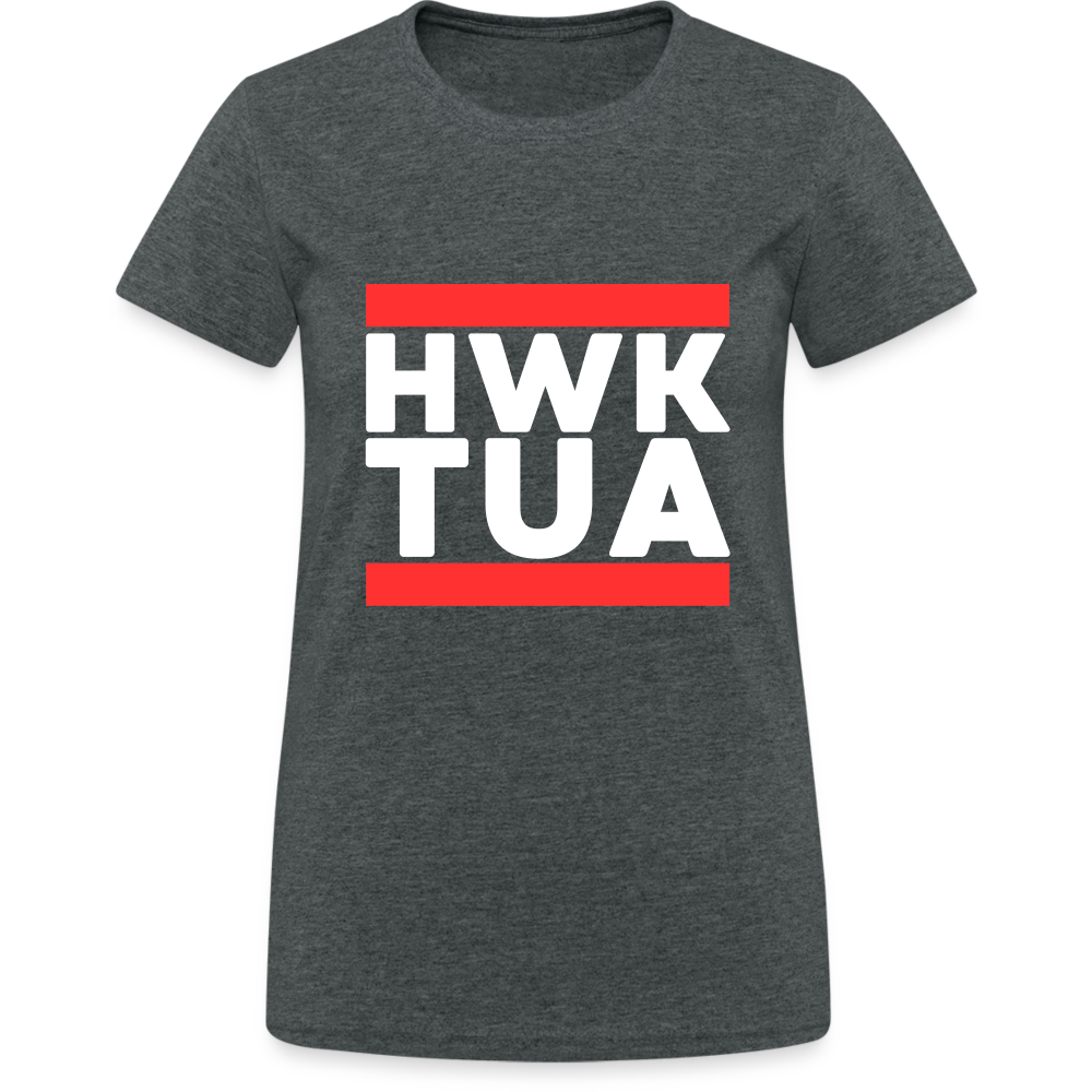 HWK TUA Damen T-Shirt - Dunkelgrau meliert