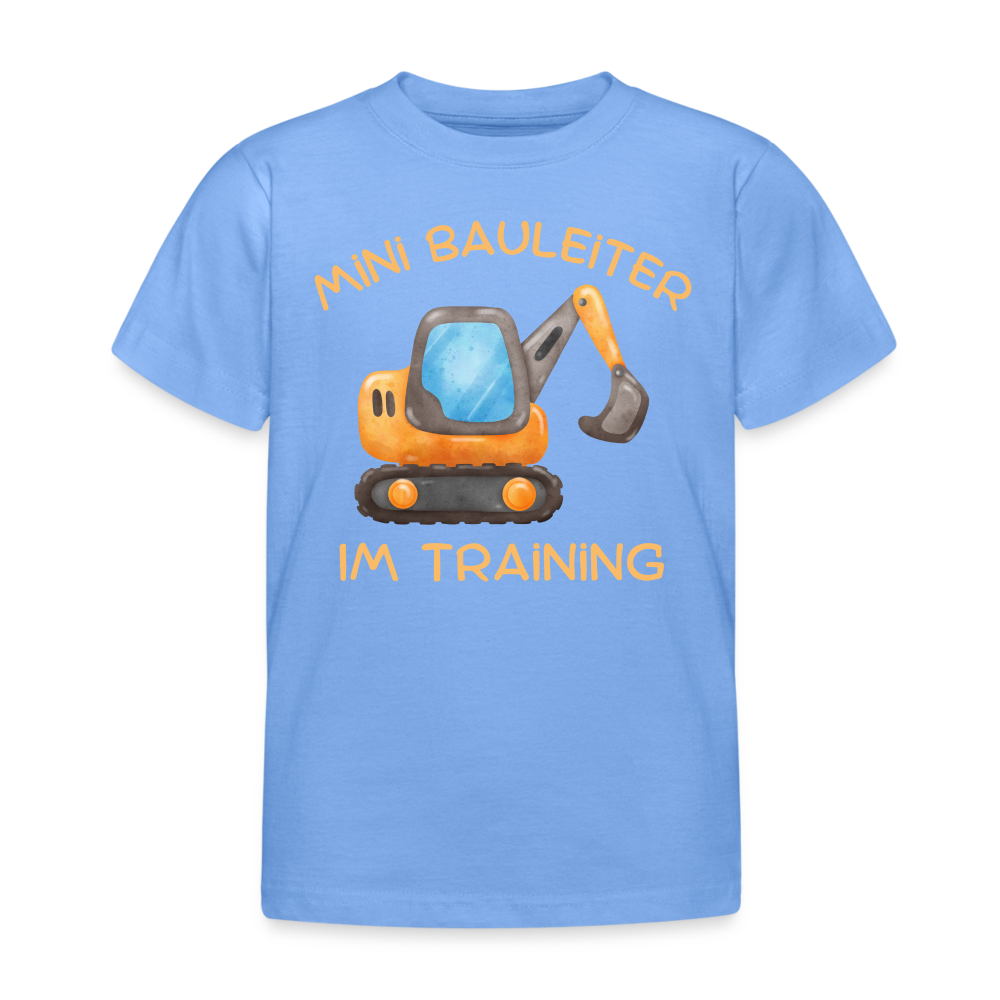 Mini Bauleiter im Training T-Shirt - Himmelblau