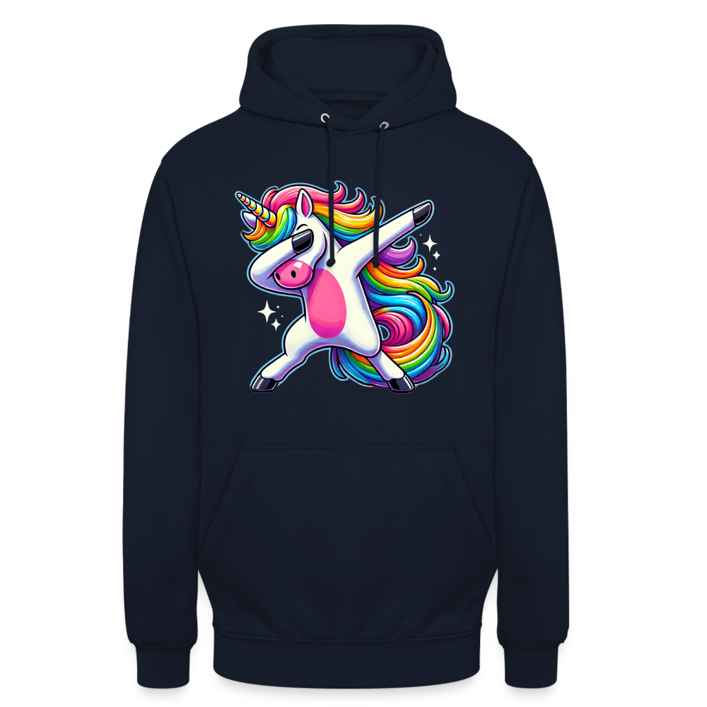 Unicorn Dab Dance Unisex Hoodie - Navy