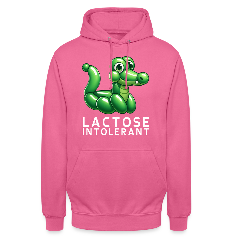 Lactose Intolerant Krokodil Unisex Hoodie - Pink