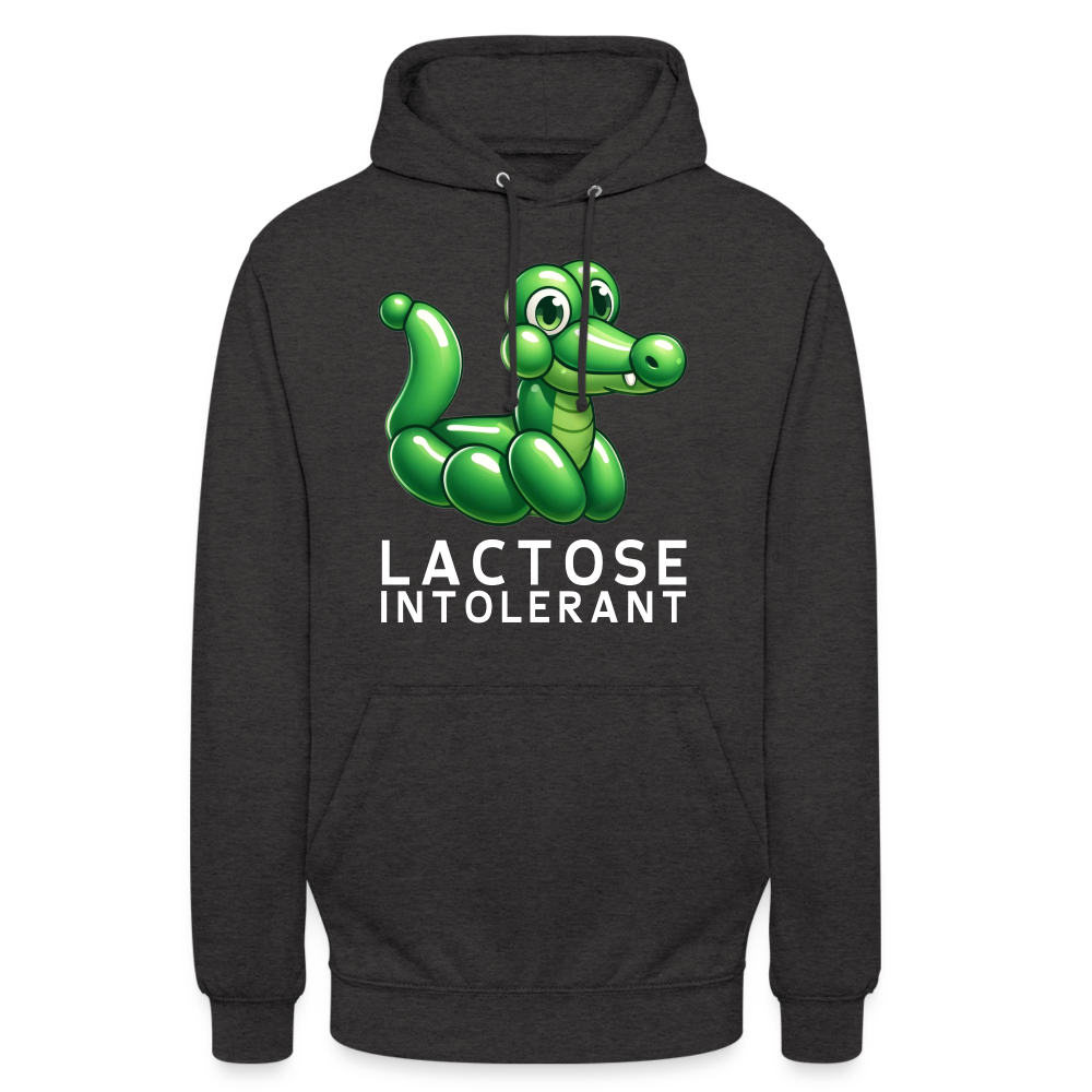 Lactose Intolerant Krokodil Unisex Hoodie - Anthrazit