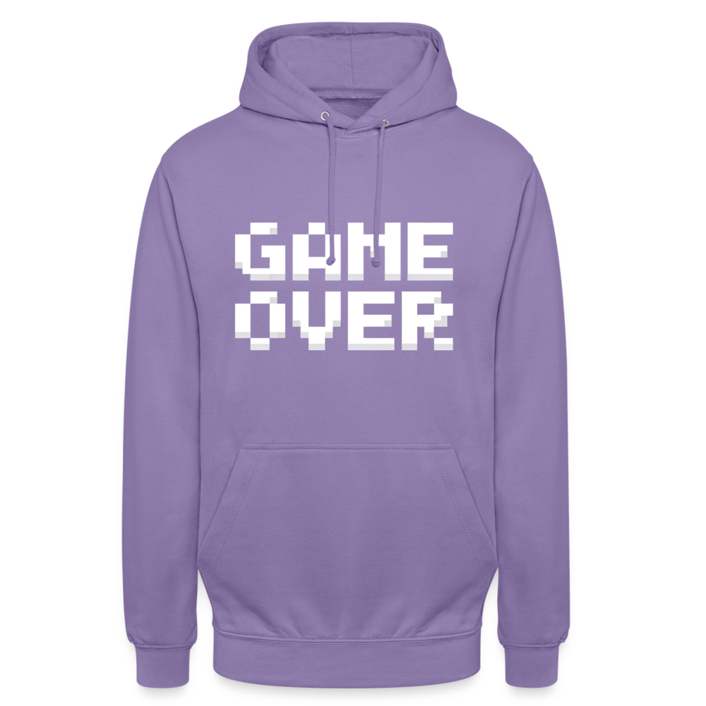 Game Over Retro Pixel Unisex Hoodie - Lavendel