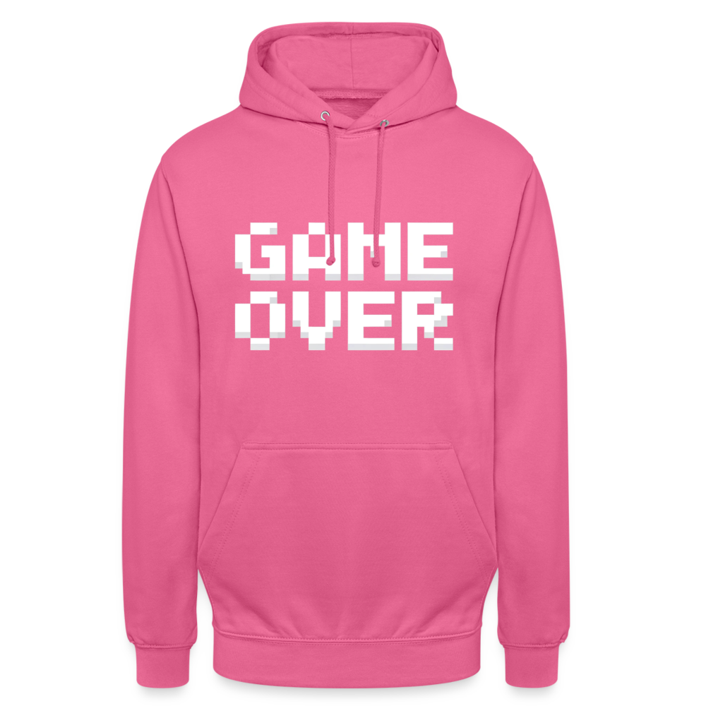 Game Over Retro Pixel Unisex Hoodie - Pink