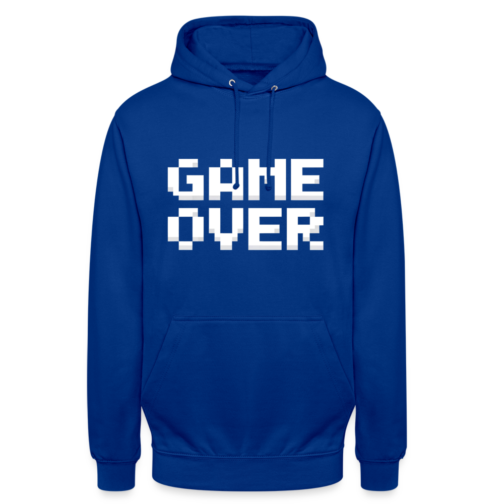 Game Over Retro Pixel Unisex Hoodie - Royalblau