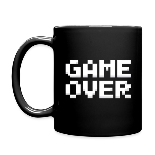 Game Over Retro Pixel Tasse - Schwarz