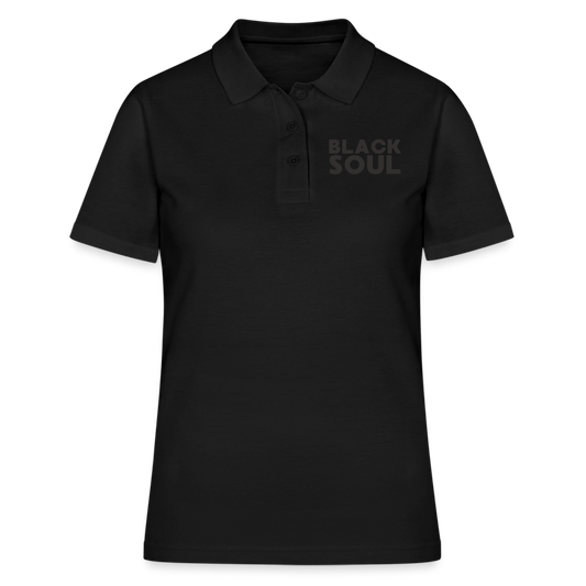 Black Soul Damen Poloshirt - Schwarz